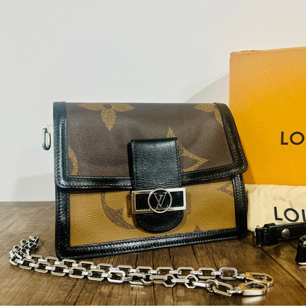 Louis Vuitton Dauphine Monogram Reverse Giant Mm Limited bag